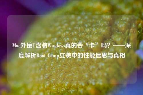 Mac外接U盘装Windows真的会“卡”吗？——深度解析Boot Camp安装中的性能迷思与真相