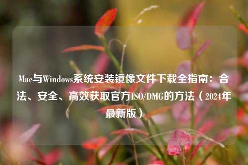 Mac与Windows系统安装镜像文件下载全指南：合法、安全、高效获取官方ISO/DMG的方法（2024年最新版）