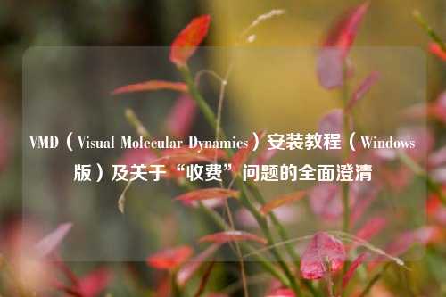 VMD（Visual Molecular Dynamics）安装教程（Windows版）及关于“收费”问题的全面澄清